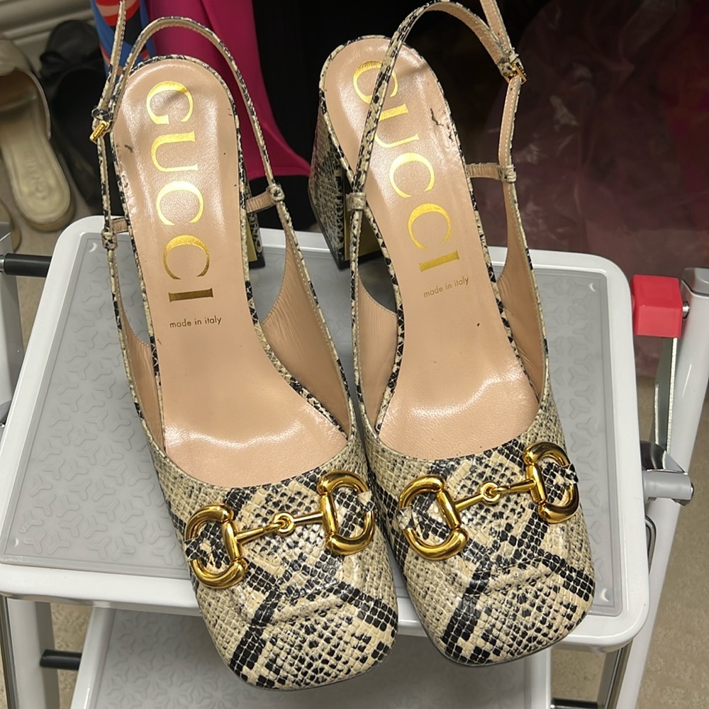 Gucci sling backs